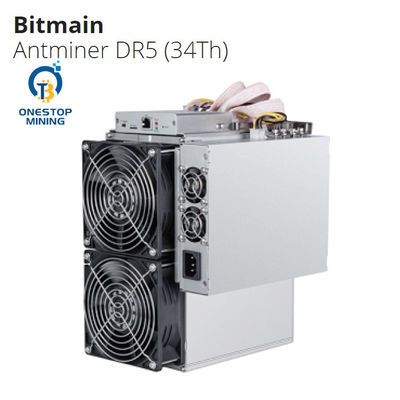 Bitmain Antminer Dr5 34th / S Decred Minerstat Dcr Coin Khai thác 175x279x238MM