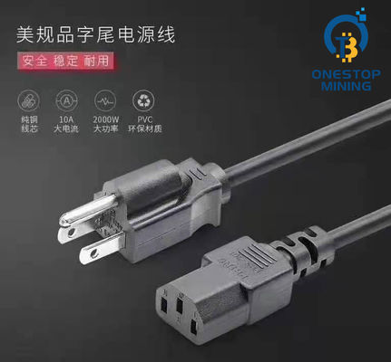 Bộ phận khai thác Asic 2500W Dây nguồn PSU Cáp cho điện tử gia dụng