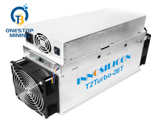 Thuật toán khai thác Asic Innosilicon T2t 26th / S SHA256 2100W Máy khai thác Bitcoin