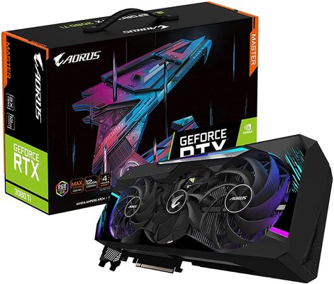 Card đồ họa chơi game video 12GB Rtx3080 Ti Gigabyte Gtx GPU Gddr53080ti dành cho máy tính xách tay khai thác