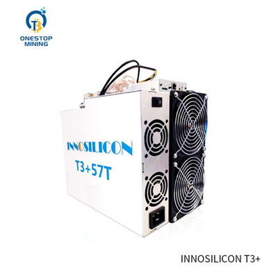 còn hàng Innosilicon T3 + 57t BTC Asic Miner với psu 220v / 110v