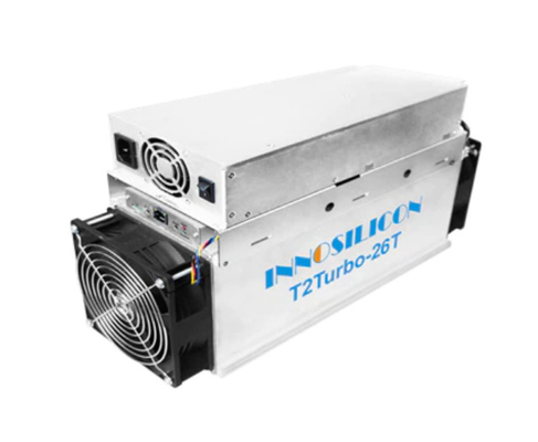 Thuật toán khai thác Asic Innosilicon T2t 26th / S SHA256 2100W Máy khai thác Bitcoin